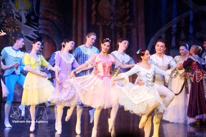 Des artistes du Russian State Ballet. Photo: VNA
