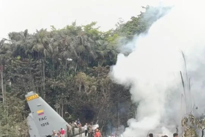 Le crash d'un avion de transport militaire, survenu le 23 mars, a fait 69 morts et de nombreux blessés. Photo: Xinhua/VNA