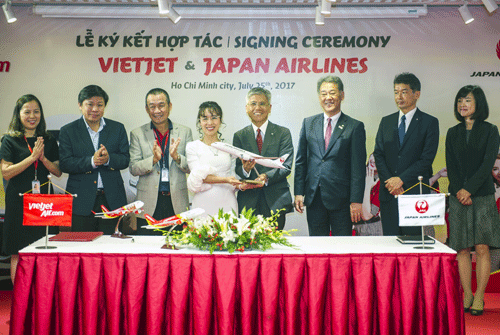 Vietjet Air et Japan Airlines signent un accord de coopération intégrale ảnh 1 Vietjet Air et Japan Airlines signent un accord de coopération intégrale ảnh 1