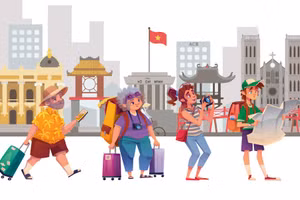 Quatre premiers mois de 2026: le nombre de visiteurs internationaux au Vietnam a atteint 8,8 millions 