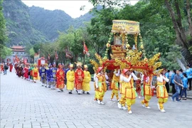 Festival de l'ancienne capitale de Hoa Lu, à Binh Binh. Photo: VNA