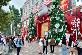L'esprit de Noël fait vibrer Hô Chi Minh-Ville. Photo : chinhphu.vn