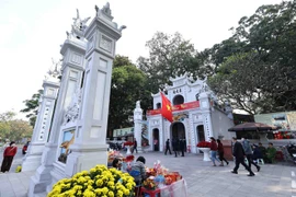 Le temple Quan Thanh. Photo: VNA