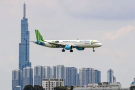 Bamboo Airways arrivent en tête en termes de l'OTP. Photo : HNM