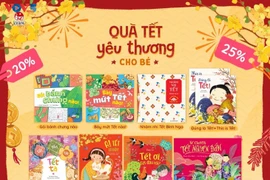 L'ensemble des «Cadeaux de Têt pour enfants» de Kim Dông. Photo: VOV