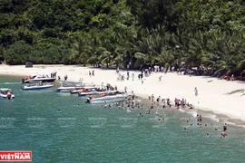 La nature vierge de l’archipel de Cu Lao Chàm en fait un site d’éco-tourisme particulièrement attirant pour les touristes vietnamiens et étrangers. Photo: VNA