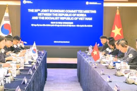 Vue de la 20e réunion du Comité économique mixte Vietnam-République de Corée, à Séoul, le 14 novembre. Photo : VNA