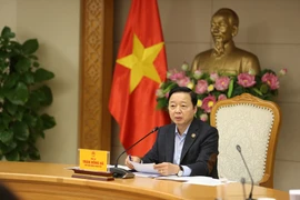 Le vice-Premier ministre Trân Hông Hà s’exprime lors de la réunion. Photo : VNA