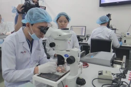 Activités de recherche scientifique à l'Université nationale du Vietnam à Hô Chi Minh-Ville. Photo: NDEL