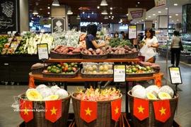 Des produits vietnamiens en vente dans un supermarché AEON en Malaisie. Photo : VNA