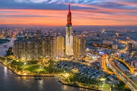 Une vision de Hô Chi Minh-Ville, locomotive économique du pays. Photo: VietnamPlus