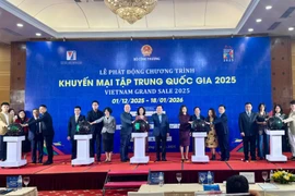 Lancemement de Vietnam Grand Sale 2025. Photo: VNA