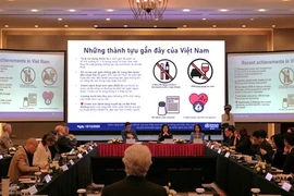 Des délégués discutent des mesures à prendre pour lutter contre les maladies non transmissibles à Hanoï, le 15 décembre. Photo: gracieuseté de l'OMS