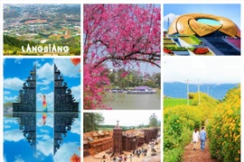 La marque touristique de la ville, «Dà Lat – L'essence magique d'une terre bénie», continuera d'être promue afin d'attirer les marchés internationaux. Photo: VNA