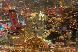 Un coin de Hô Chi Minh-Ville, la locomotive économique du Vietnam. Photo: VNA