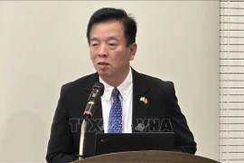 L’ambassadeur du Vietnam en République de Corée, Vu Hô lors de l'événement. Photo: VNA