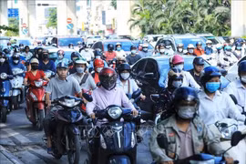En décembre 2023, le Vietnam comptait plus de 74 millions de motos immatriculées à l’échelle nationale. Photo : VNA