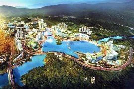 Image d’artiste du projet de casino Vân Dôn, dans la province de Quang Ninh. Photo : tuoitre.vn