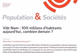 L’étude "Vietnam : 100 millions d’habitants aujourd’hui, combien demain ?" paru sur "Population & Sociétés" en juin 2026. Capture d’écran