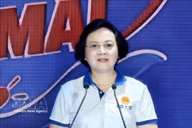 La vice-Première ministre Pham Thi Thanh Trà s'exprime lors de l'événement, à Hanoi, le 20 mai. Photo: VNA