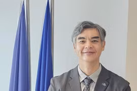 L’ambassadeur de l’UE auprès de l’ASEAN, Sujiro Seam. Photo : Délégation de l’UE auprès de l’Association des nations de l’Asie du Sud-Est