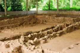 Fouilles archéologiques dans le vestige national spécial d’Óc Eo-Ba Thê, dans le district de Thoai Son, province de An Giang. Photo : VNA