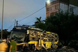 Les circonstances de l'accident, survenu le 25 juillet vers 2 heures du matin, ne sont pour le moment pas connues. Photo: VNA