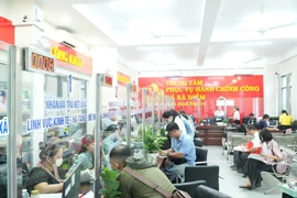 Centre des services administratifs publics de la commune de Bà Diêm, à Hô Chi Minh-Ville.