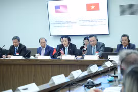 Le vice-ministre vietnamien de la Sécurité publique, le général de corps d’armée Lê Quôc Hung lors du deuxième Dialogue Vietnam-États-Unis sur le maintien de l’ordre et la sécurité, à Washington, le 5 septembre. Photo : VNA
