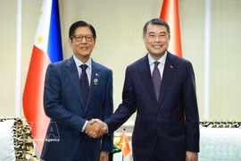 Le Premier ministre Lê Minh Hung (à droite) et le président philippin Ferdinand Marcos Jr. Photo : VNA