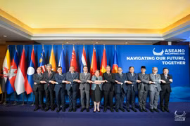Réunion des ministres des Affaires étrangères de l’ASEAN en amont du 48e Sommet de l’ASEAN, à Cebu, aux Philippines, le 7 mai. Photo : ministère vietnamien des Affaires étrangères