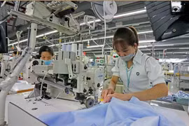 Les travailleurs fabriquent des produits destinés à l’exportation vers l’UE. Photo : VNA