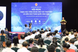 Vue de la conférence nationale 2026 sur la science, la technologie et la surveillance des pêches, à Hô Chi Minh-Ville, le 28 avril. Photo: VNA