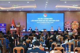 Vue du congrès annuel 2025 de la Fédération vietnamienne de football (VFF), à Hanoi, le 26 décembre. Photo: VNA