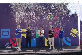 Lors de la cérémonie d'ouverture du Marathon international de Dà Nang 2026. Photo : VNA