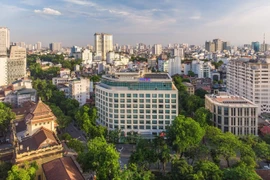 Siège de l’Agence vietnamienne d’information, à Hanoi.