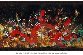 Une des œuvres qui seront exposées au pavillon vietnamien de la Biennale de Venise. 