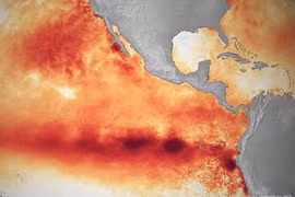 Sous l’effet d’El Niño, un climat plus chaud et plus sec en Asie du Sud et du Sud-Est. Photo : CTV