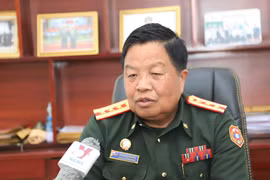 Le colonel Dr. Saveng Dennamonh, commissaire politique de l’Internat de culture ethnique de l’Armée populaire lao (APL). Photo : VNA