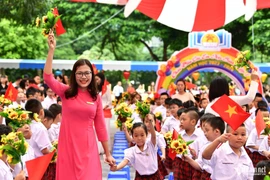 Ce 5 septembre marque le coup d’envoi officiel de l’année scolaire 2024-2025 pour environ 25 millions d’élèves et d’étudiants à travers tout le Vietnam. Photo: Vietnamnet