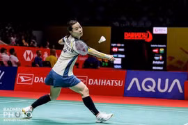 La badiste n°1 vietnamienne Nguyên Thuy Linh n'ira pas plus loin aux Championnats du monde de badminton 2025 en France. Photo : BadmintonPhoto