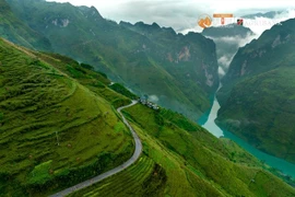 La septième édition du Hà Giang Discovery Marathon & Ultra Trail Hà Giang se déroulera du 3 au 5 avril sur les magnifiques parcours rocailleux et exigeants de la province de Tuyên Quang. Photos : Race Jungle