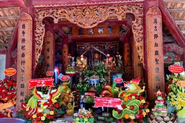 Une cérémonie annuelle d'offrande d'encens pour commémorer le prince Lang Liêu, le septième roi Hùng, aura lieu le 7 mai dans la ville de Viêt Tri, dans la province de Phu Tho (Nord). Photo : Comité d'organisation
