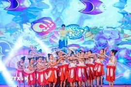 La célébration aux origines agricoles et astrologiques est devenue «La» grande fête des enfants. Photo: VNA