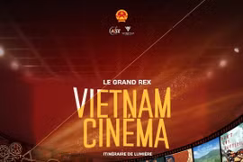 Affiche de la Semaine du film vietnamien - Itinéraire de Lumière, à Paris, le 14 novembre. Photo: Comité d'organisation