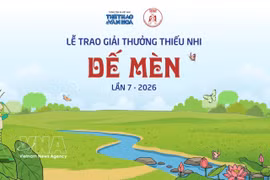 La cérémonie de remise du Prix pour les enfants Dê Mèn aura lieu le 22 mai, à 16h30, au Musée des beaux-arts du Vietnam, 66 rue Nguyên Thai Hoc, à Hanoï. Photo: VNA