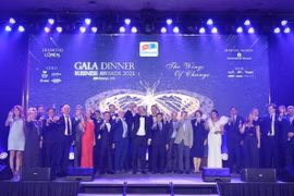 La cérémonie des EuroCham Business Awards 2025, à Hô Chi Minh-Ville, le 30 octobre. Photo : EuroCham