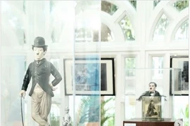 Vue de l’exposition « Charlie Chaplin : Échos d’une légende». Photo: Instagram