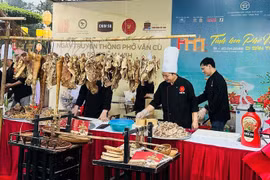 Un stand du Festival du Pho 2025, Photo: Comité d'organisation
