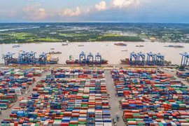 Port de Tan Cang - Cat Lai, l'un des deux "ports verts" de Saigon Newport Corporation. Photo: saigonnewport.com.vn